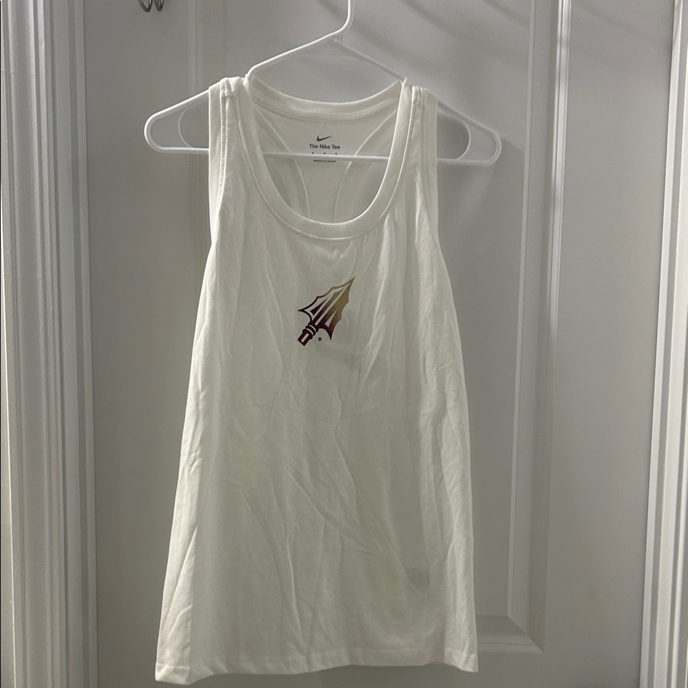 Nike Florida State Women's Cream Tank Top with Logo
